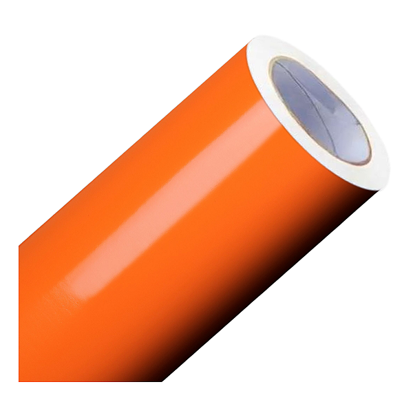 Vinil Adesivo Envelopamento Color Laranja 50cm Largura DCPRINT - Metro Linear