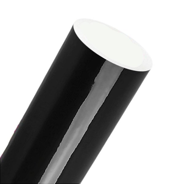 Vinil Adesivo Envelopamento Color Preto Brilho 50cm Largura DCPRINT - Metro Linear
