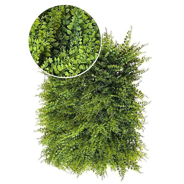 Placa Jardim Vertical Folhagem 40x60cm