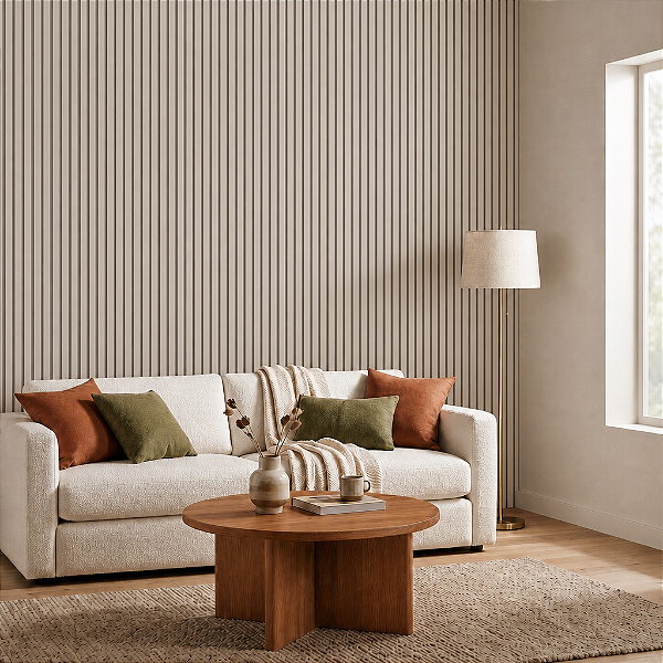 Painel Ripado Interno Fendi WPC de 290cm x 16cm (0,464M²)