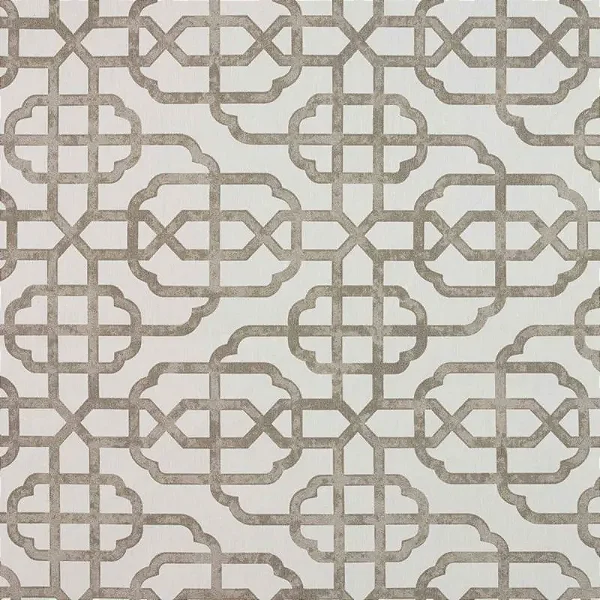 Tecido Para  Área Externa Acqua Summer 514 Geometrico Cinza Claro