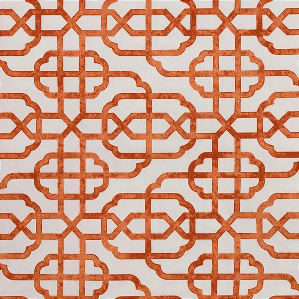 Tecido Para Área Externa Acqua Summer 519 Geométrico Coral Cru