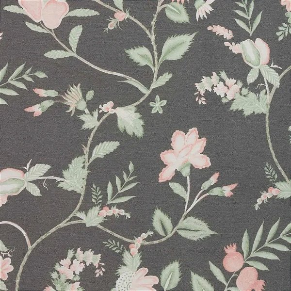 Tecido Para Área Externa Acqua Summer 539 Floral Cinza Verde Rosê