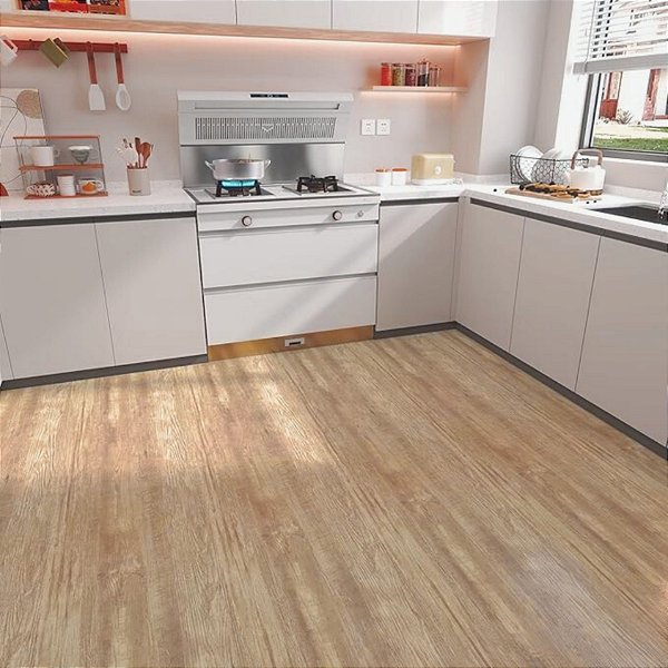 Rolo Madeira Alto Relevo Piso / Parede Autocolante Ipê 3m x 60cm Espessura 1,5mm 1,80m2