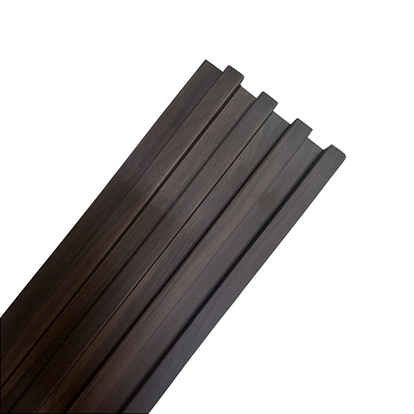 Painel Ripado Interno Marrom Café WPC de 290cm x 16cm (0,464M²)