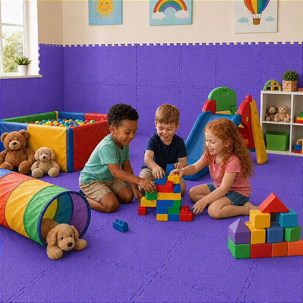Tatame EVA 10mm 50x50 Roxo