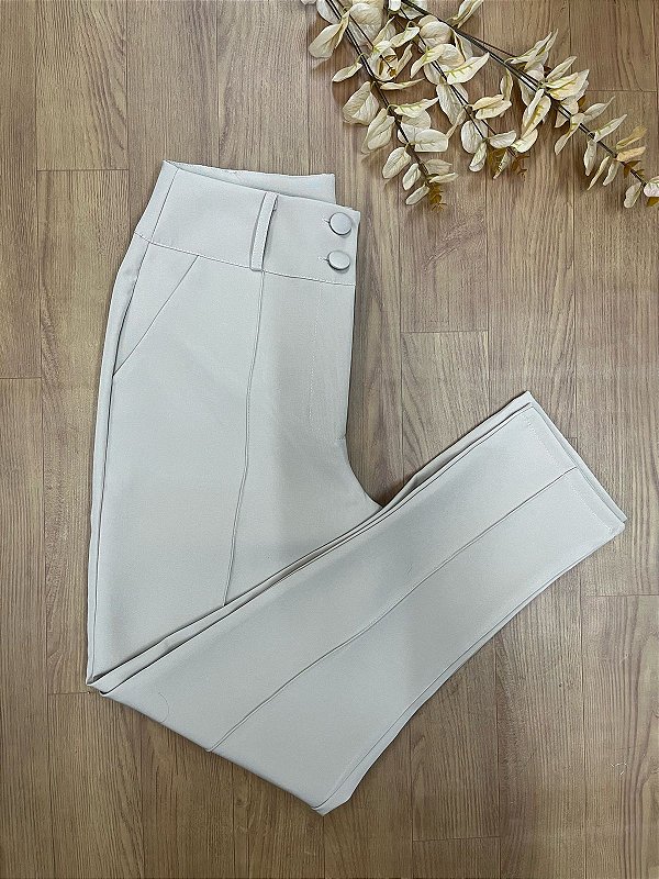 Calça em Alfaiataria Slouchy