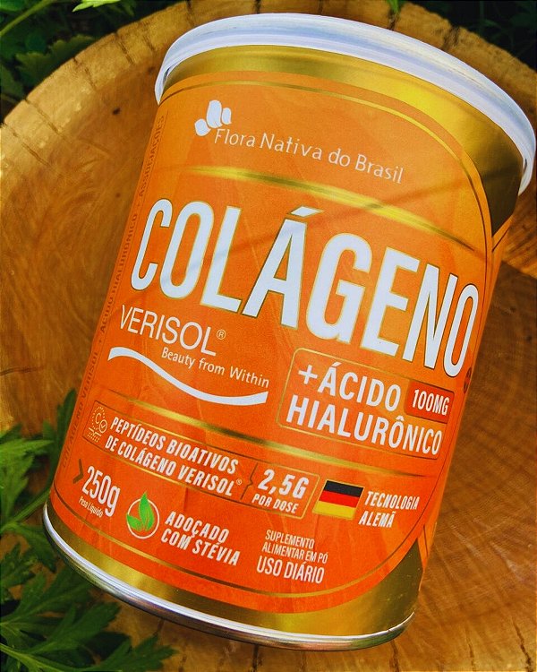 Colágeno Verisol® + Ácido Hialurônico  250g Flora Nativa do Brasil