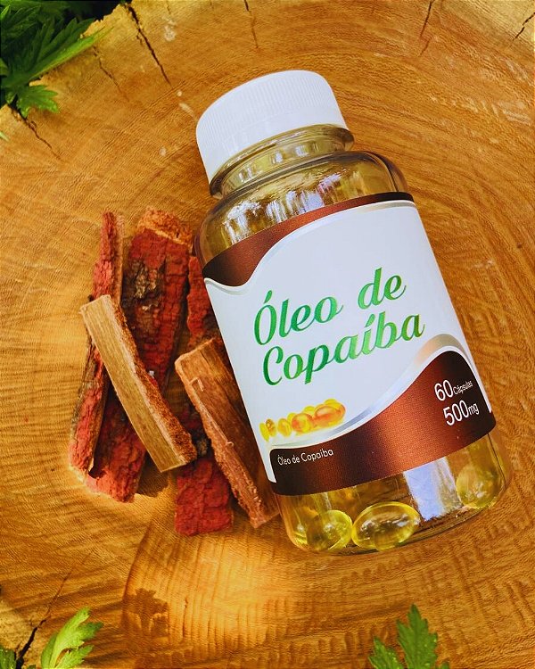 Óleo de Copaíba 500mg 60 cápsulas
