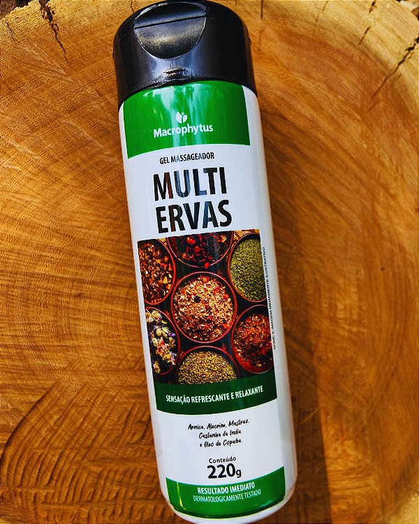 Gel Massageador Multi Ervas 220g Macrophytus