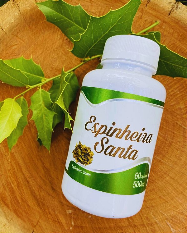 Espinheira Santa 500mg 60 Cápsulas NS Produtos Naturais