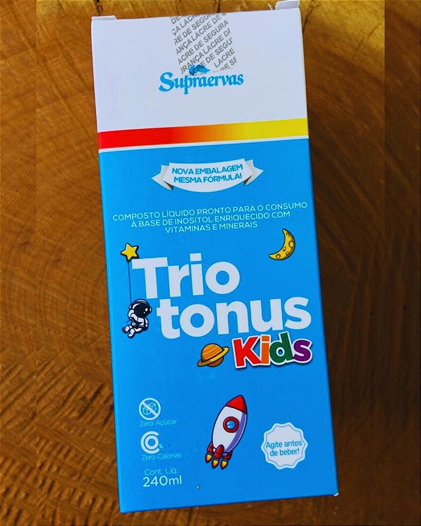 Triotonus Kids Supraervas 240ml – Inositol com Vitaminas e Minerais Infantil