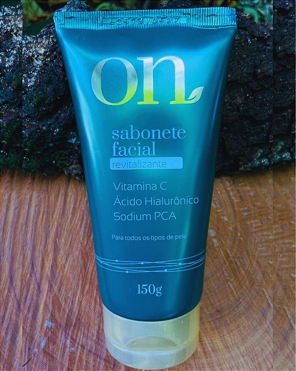 Sabonete Facial Revitalizante ON – Vitamina C + Ácido Hialurônico – 150g