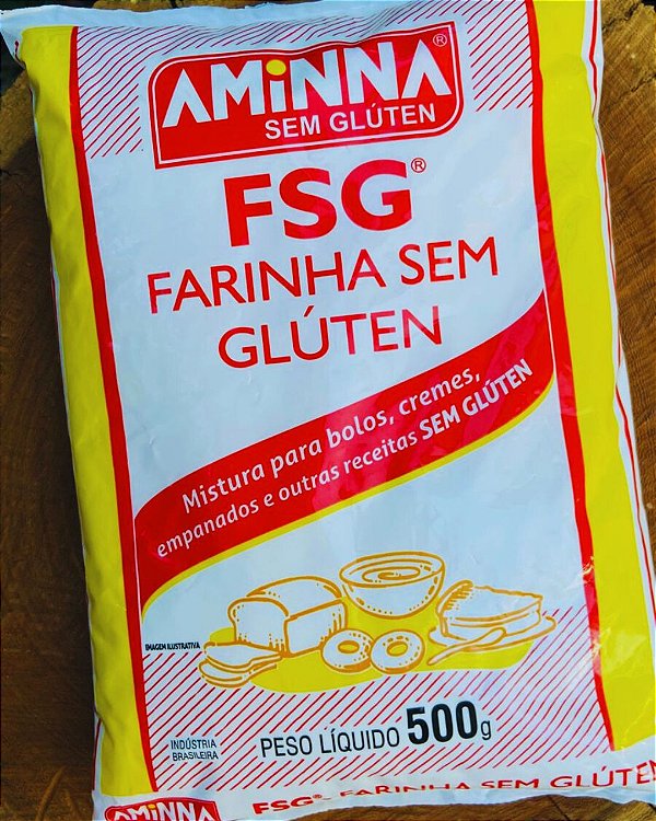 Farinha Sem Glúten Aminna FSG 500g | Mistura para Receitas Sem Glúten
