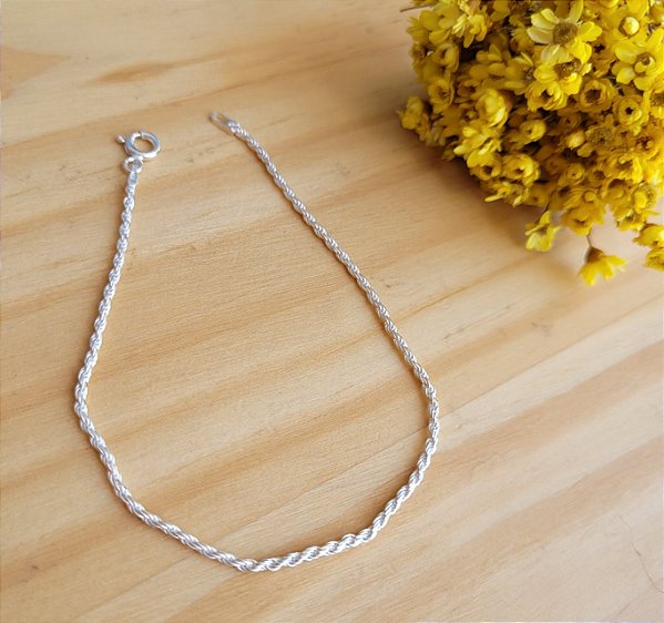 Pulseira Cordão Baiano - Prata 925