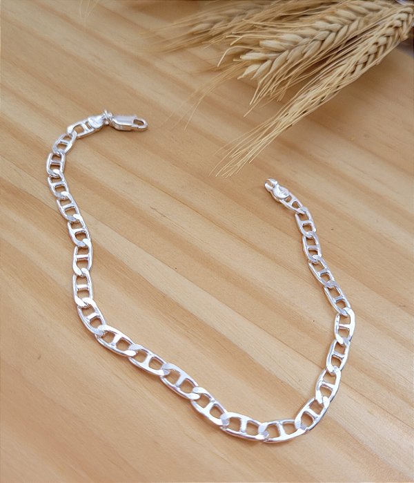 Pulseira masc. Marine - Prata 925