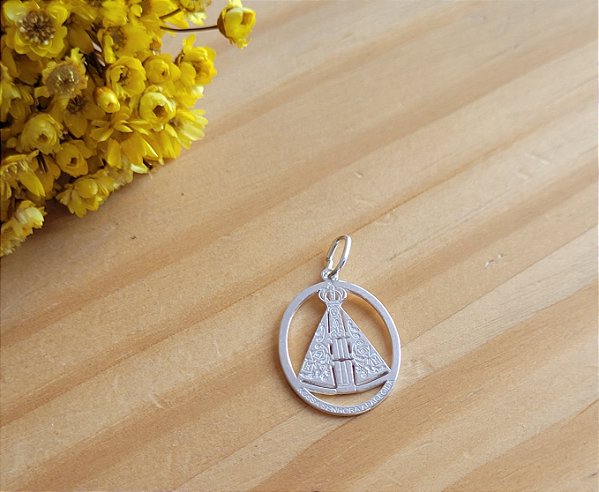 Pingente Nossa Senhora Aparecida - Prata 925