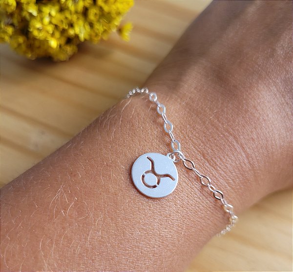 Pulseira Signo Touro - Prata 925