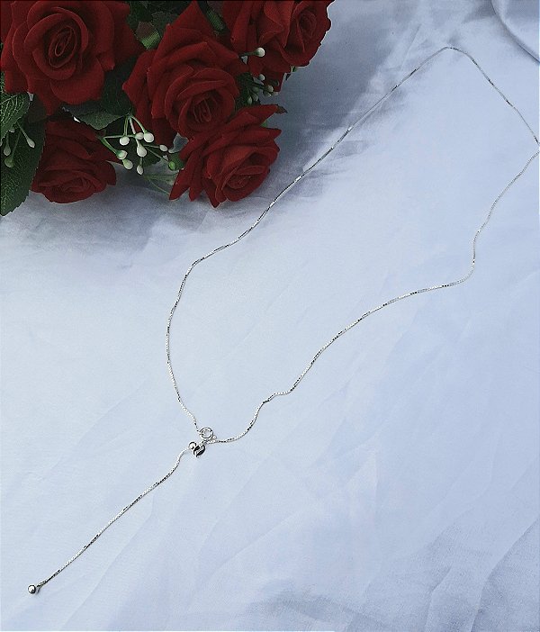 Colar Veneziana  Regular V19 - Prata 925