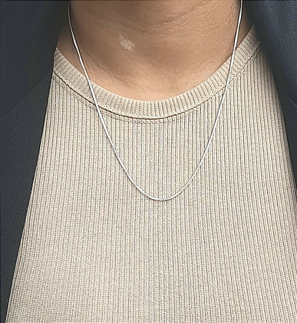 Colar Veneziana V19 50cm - Prata 925