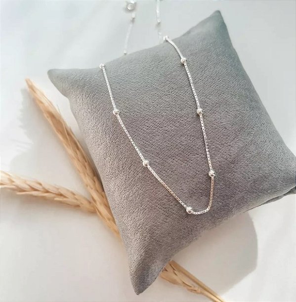 Corrente Bola 3 x1 - Prata 925