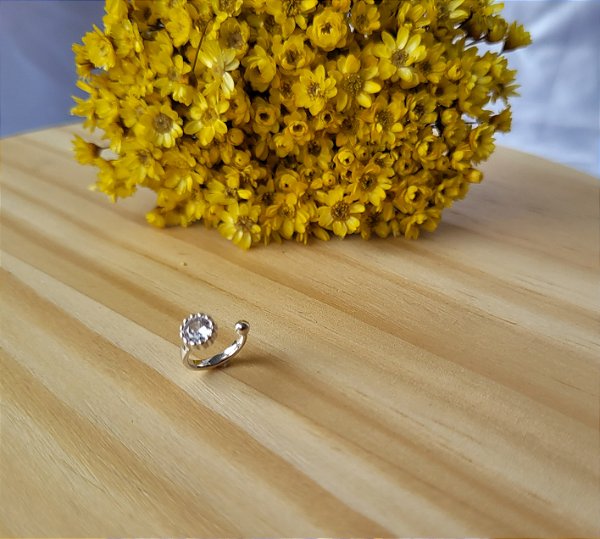 Piercing Fake Zirconia - Prata 925