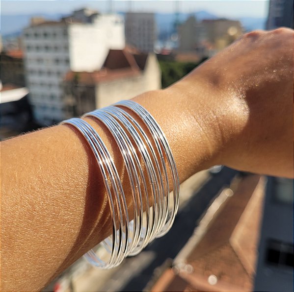 Bracelete Redondo - Prata 925