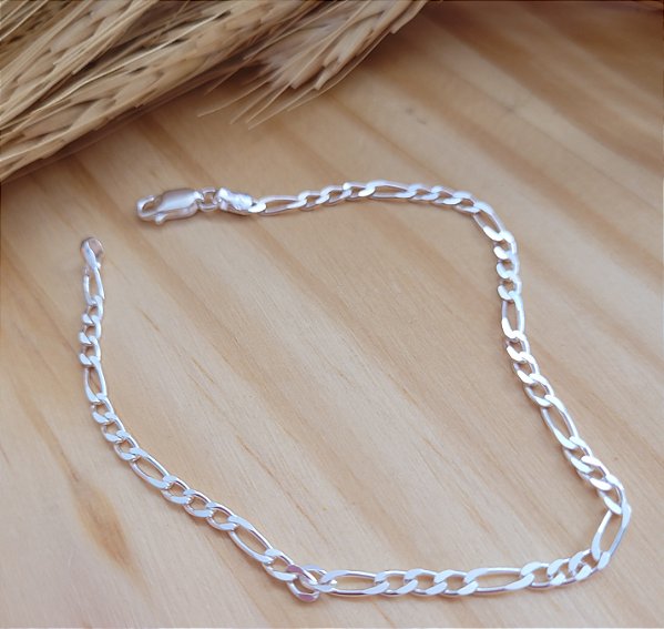 Pulseira Elos Figaro - Prata 925