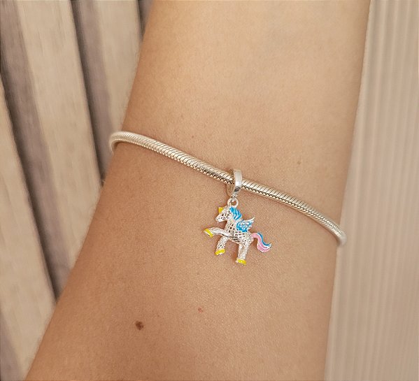 Berloque Unicórnio - Prata 925