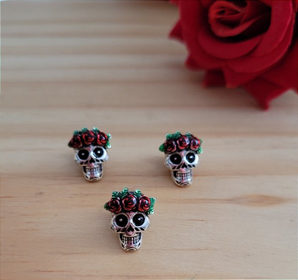Berloque Caveira Mexicana - Prata 925