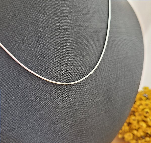 Colar Rabo de Rato 40 cm - Prata 925