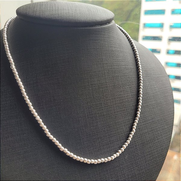 Colar Bolinha 2,6 mm - Prata 925