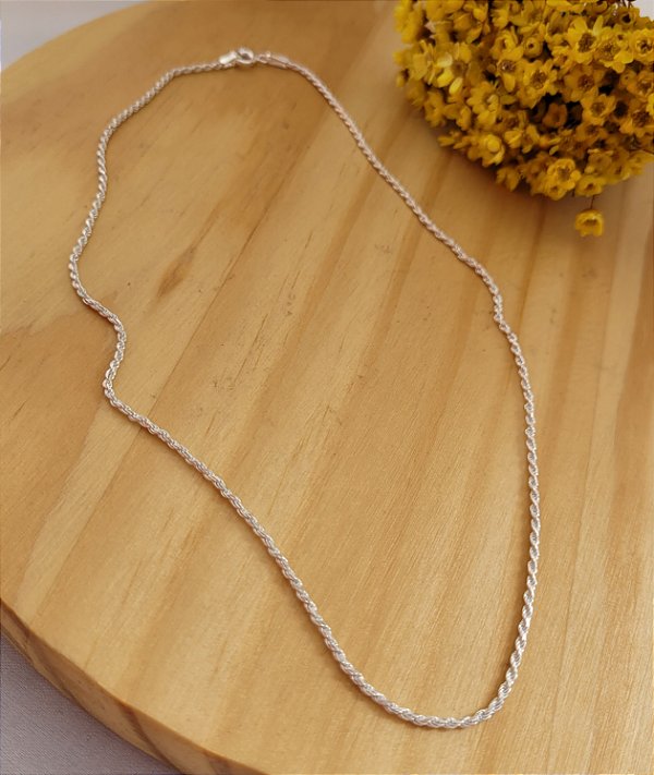 Chocker Cordão Baiano F30- Prata 925