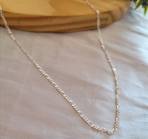 Corrente Masc. 3x1 F050 (60cm) - Prata 925