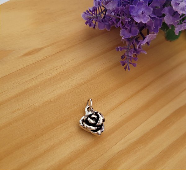 Pingente Flor Bali - Prata 925