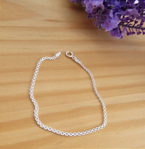 Pulseira Bismark 2 Fios - Prata 925