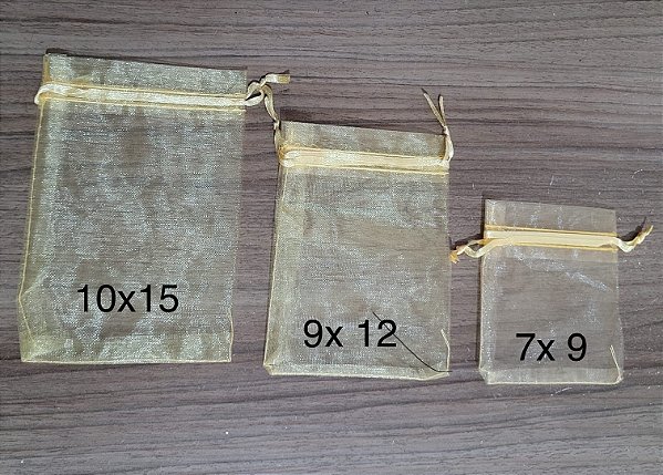 Saco de Organza ( 10 unidades)