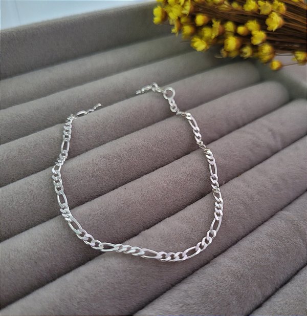 Pulseira 3x1 Infantil - Prata 925