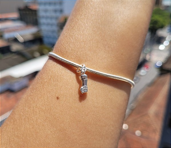 Berloque Figa com Zircônias - Pratas 925