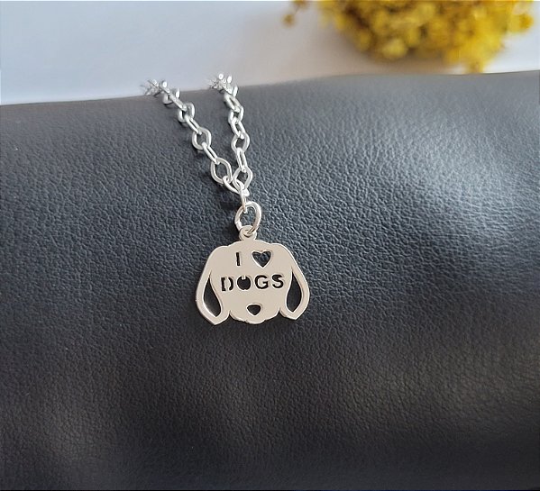 Pulseira I Love DoGs - Prata 925