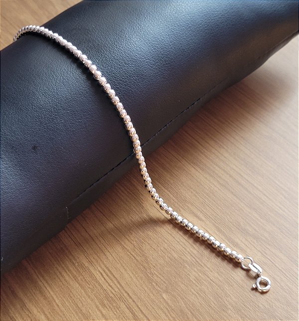 Pulseira Bolinhas 2,6 mm - Prata 925