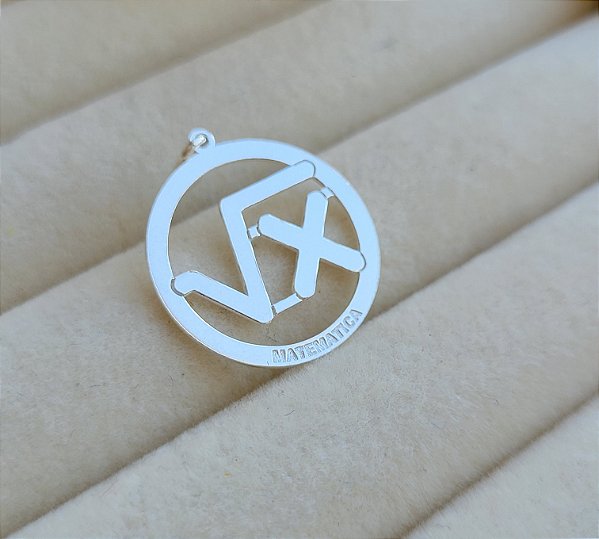 Pingente Matemática - Prata 925