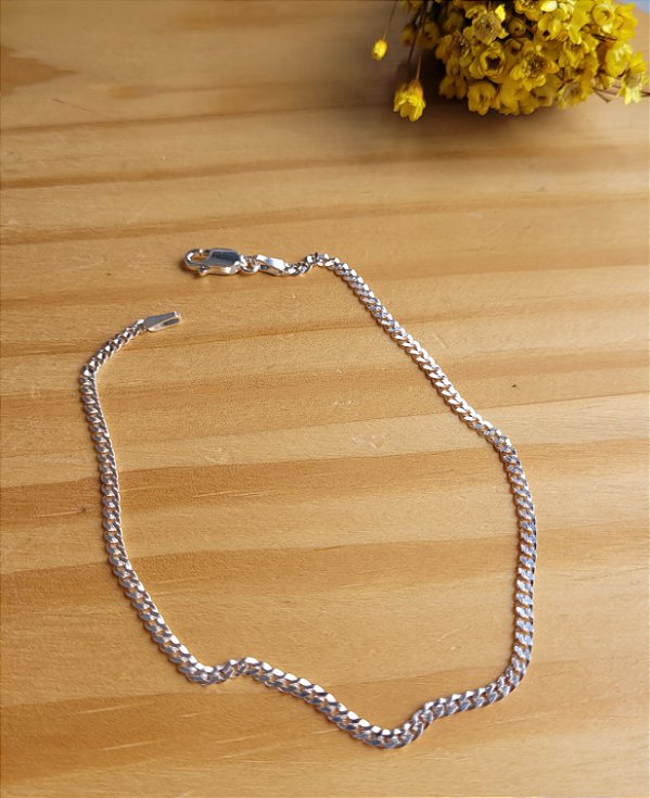 Pulseira Grumet Flat F060 - Prata 925