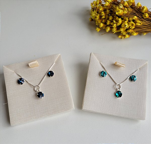 Conjunto Luz 5 mm- Prata 925