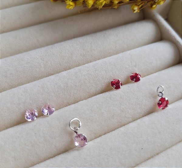 Conjunto Garra Colors- Prata 925