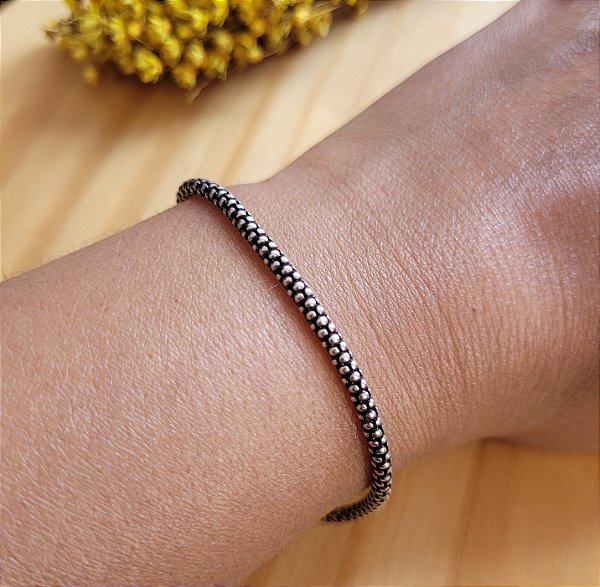 Pulseira Pipoca 2,6 mm - Prata 925