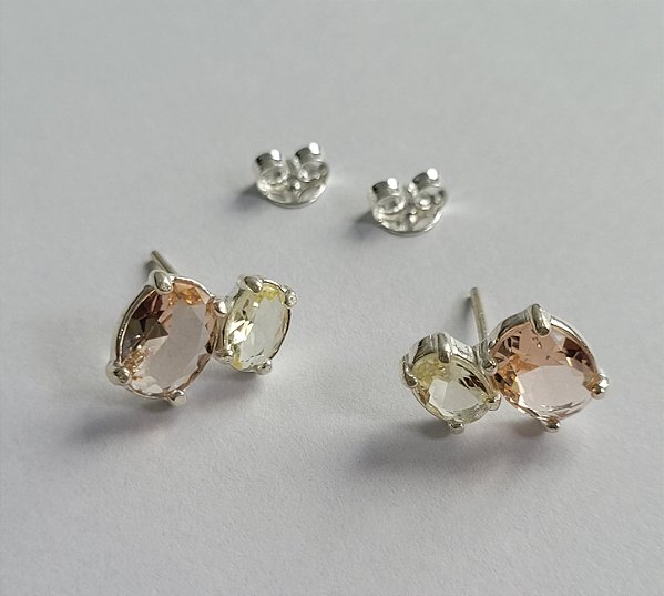 Brinco Ketty Yellow - Prata 925