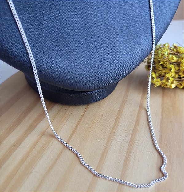 Corrente Grumet 1,7 mm (60cm) - Prata 925