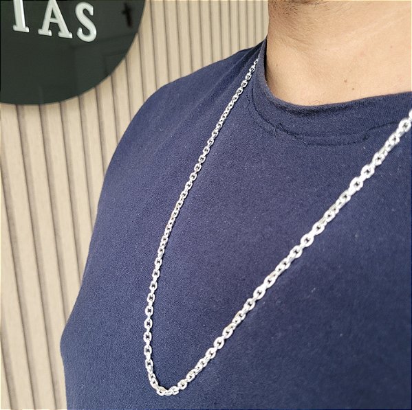 Corrente Cartier Aparada F100 - Prata 925