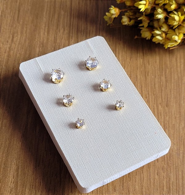 Trio Garra Redondo - Semijoias